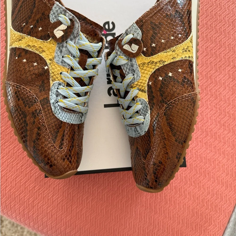 Larroude Stella Mule Python - Picture 5 of 7